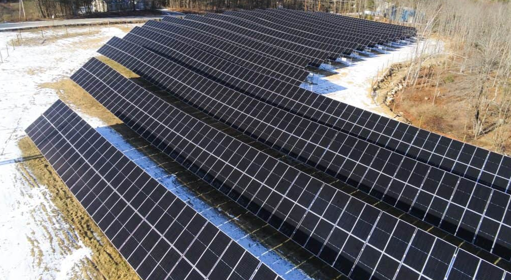 heliene solar array lewiton ferry project maine