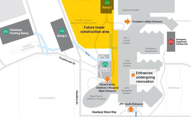 iowa project map iowa U HC