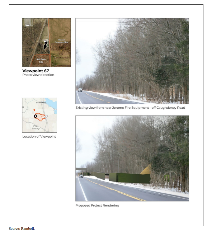 micron rail spur clay ny environmental review