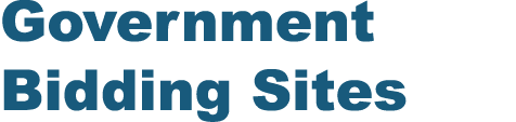 Government Bidding Sites